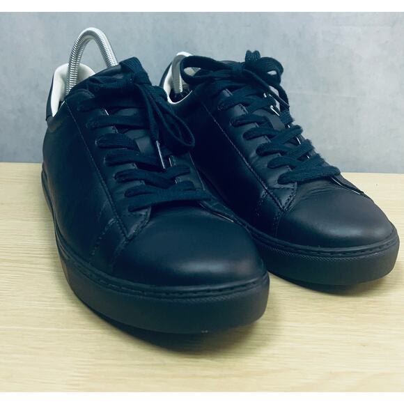 Armani Exchange Emporio Armani Low Top Lace Up Sneaker Navy Blue Mens Size 10 - Picture 3 of 12